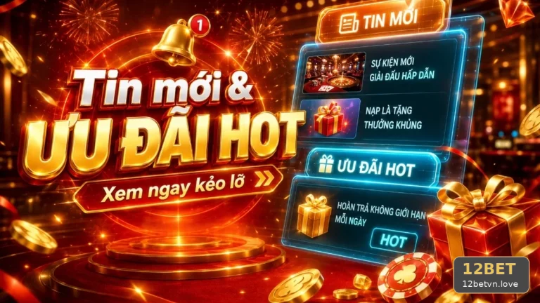 Hành Trình Giải Mã Banner Khuyến Mãi 12BET: Đọc Ưu Đãi Tới Bước Cuối