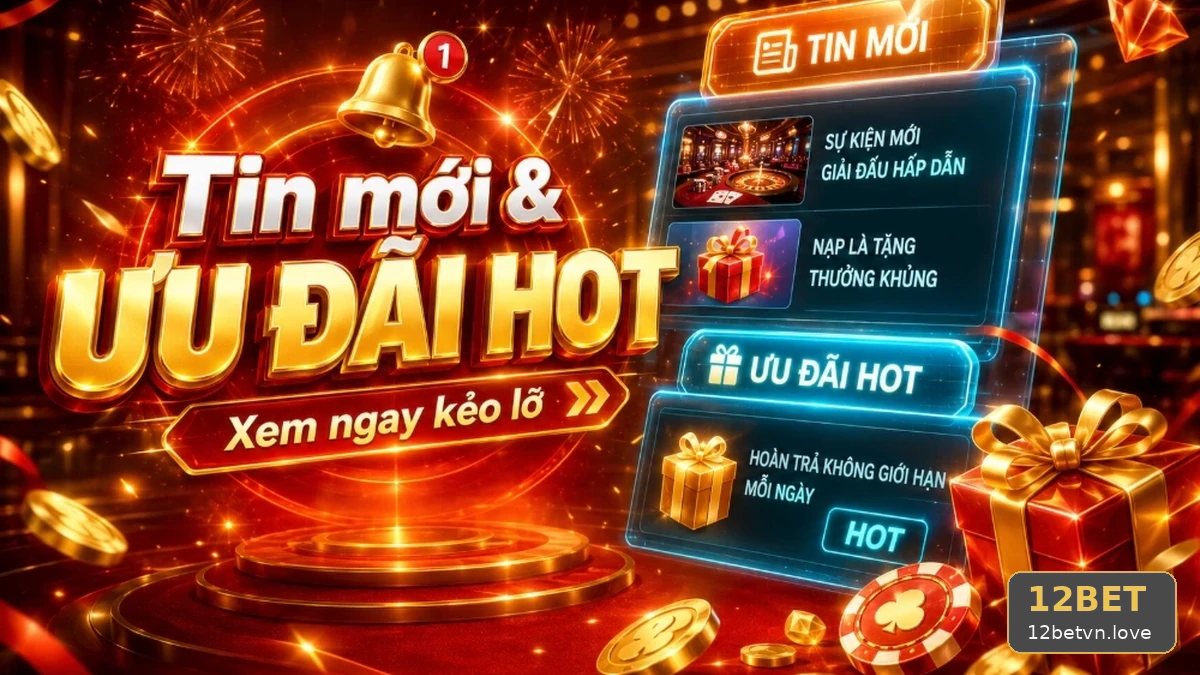 Hành Trình Giải Mã Banner Khuyến Mãi 12BET: Đọc Ưu Đãi Tới Bước Cuối
