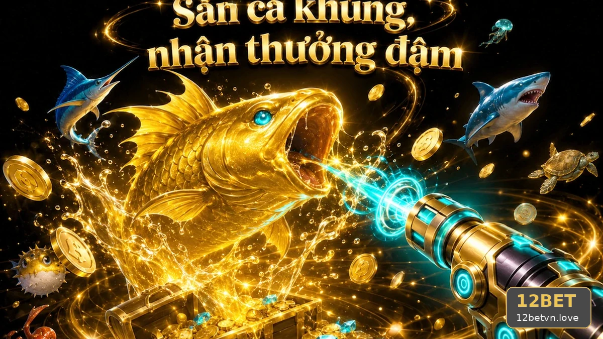 Vệt sáng đạn trên bàn bắn cá 12BET: Kinh nghiệm đọc cảnh săn thưởng