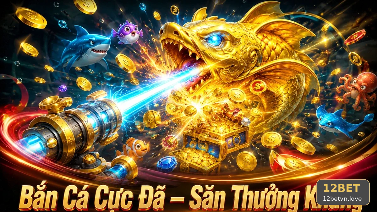 Đối chiếu chú thích phụ và nhãn rương khi bắn cá săn thưởng 12BET
