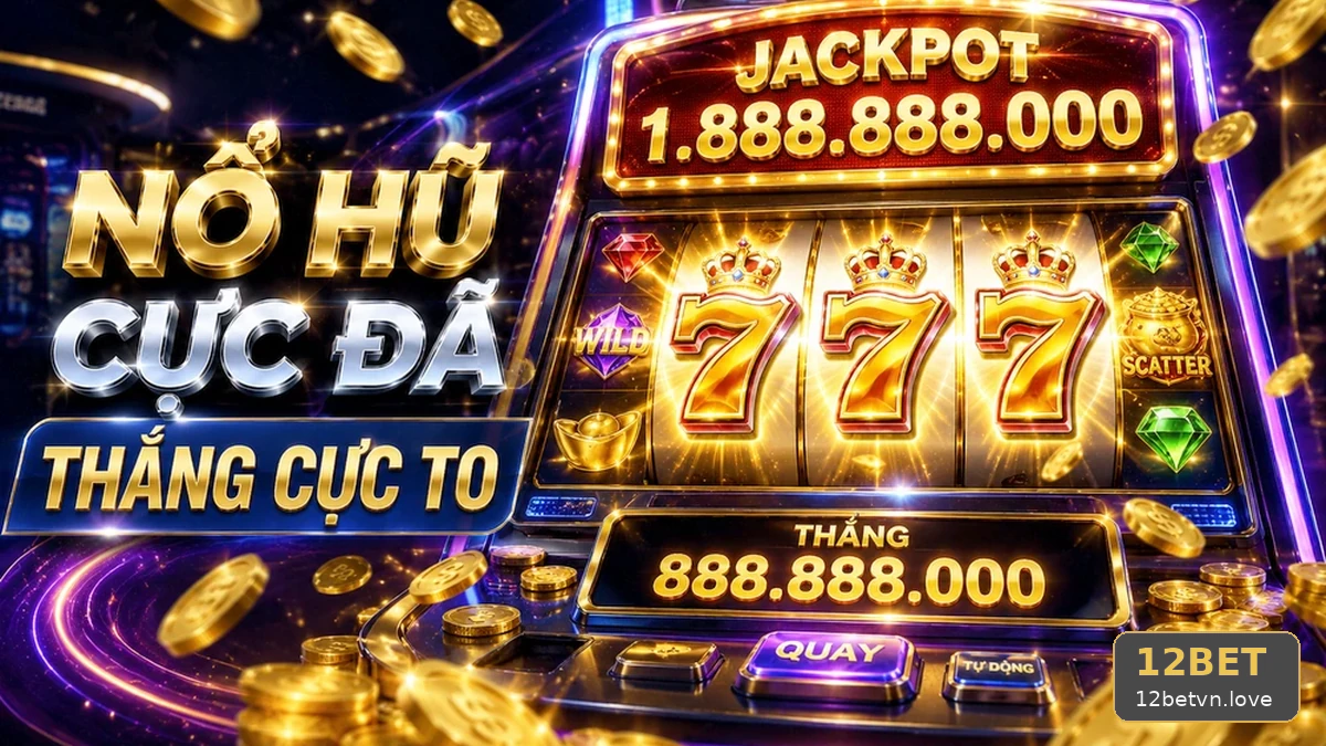 Ghi chú tốc độ guồng quay trước khi theo dõi cảnh nổ hũ slot 12BET