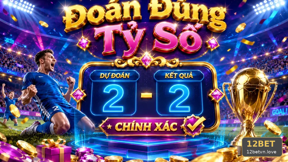 Vệt sáng tỷ số trên bảng 12BET: Bản đồ quyết định phân tích bóng đá